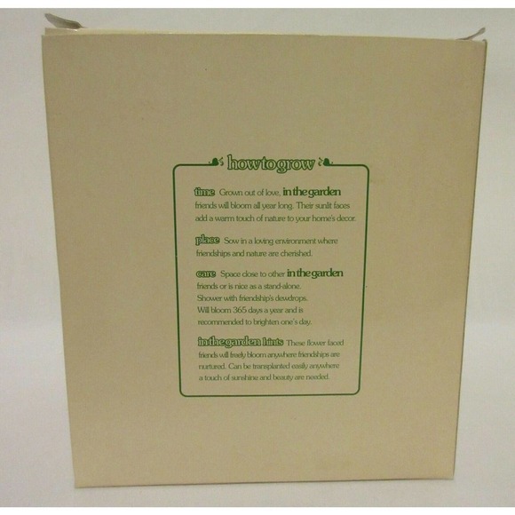 Department 56 In The Garden 2001 "I Love You Baby" 56.26604 Baby Peach Figure - Picture 8 of 10